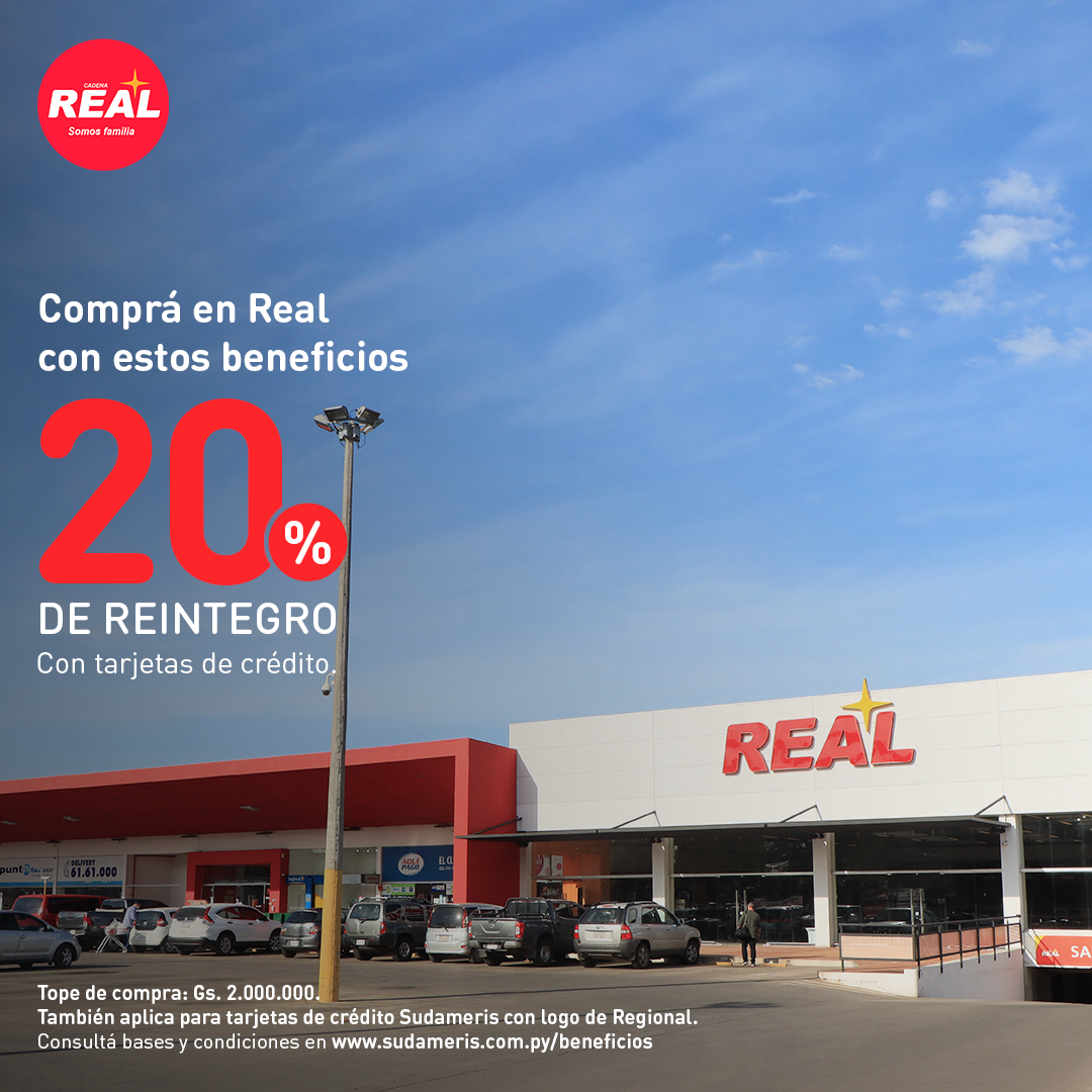 20% REAL SUPERMERCADOS